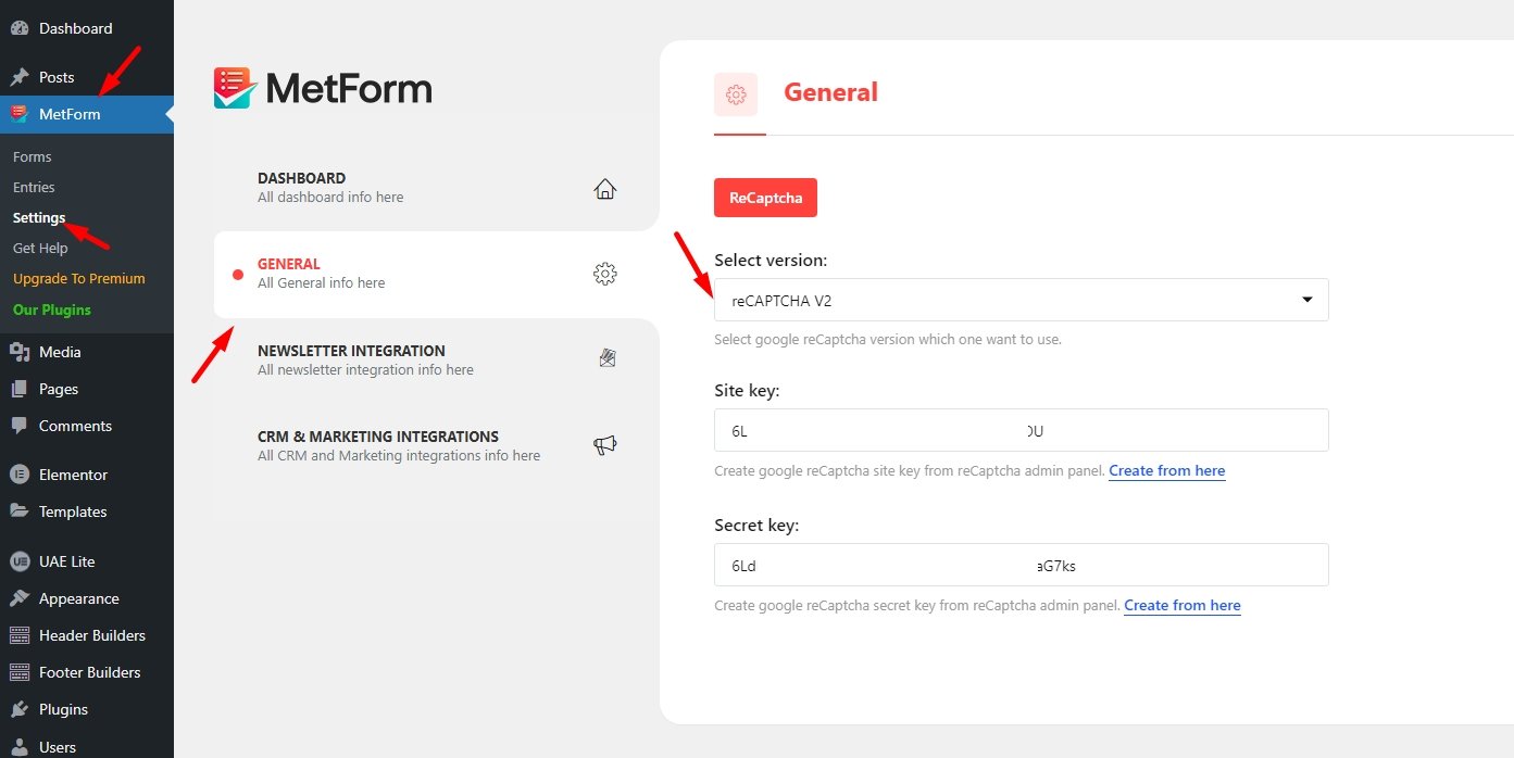 integrate with MetForm