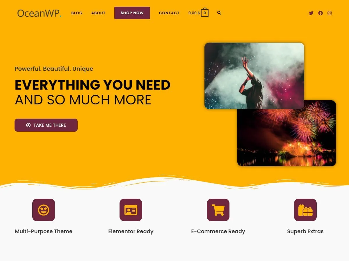 oceanWp-for-your-website
