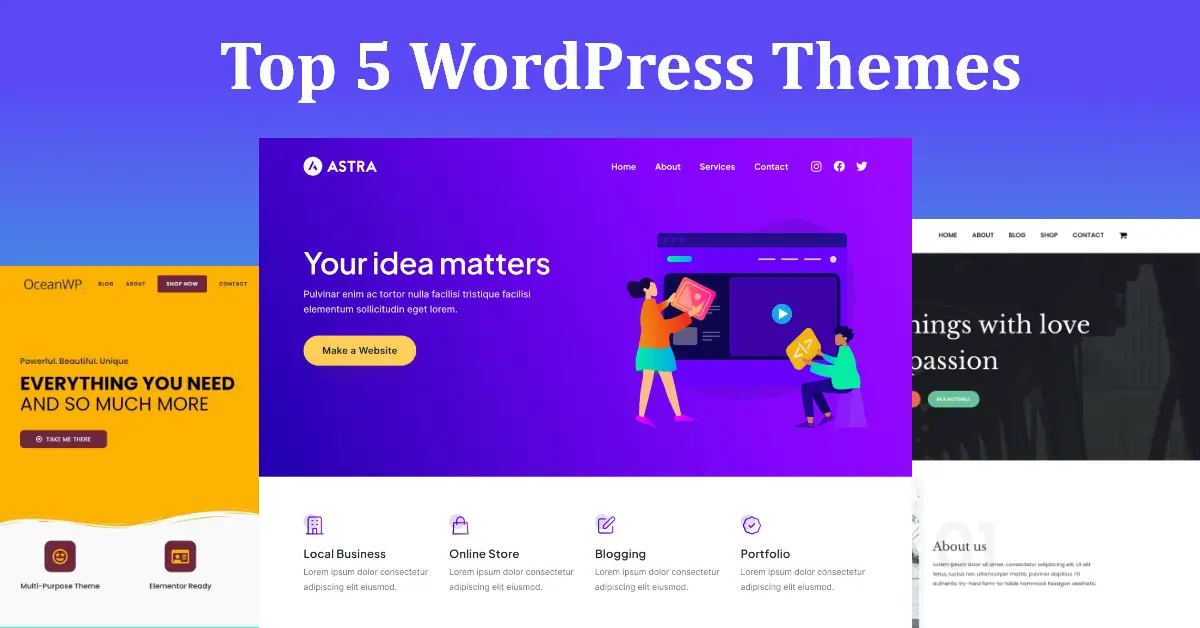 top-5-WordPress-free-themes