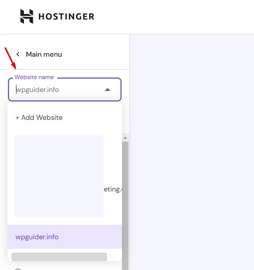 select domain