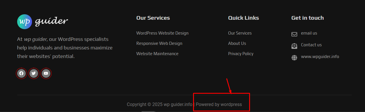 Examine-the-Website-Footer